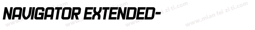 Navigator Extended字体转换